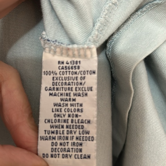 Polo Ralph Lauren v neck t shirt size large green short sleeve cotton - Picture 5 of 5